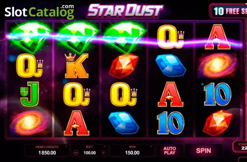 Οθόνη9. Star Dust (Microgaming) Κουλοχέρης