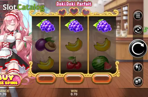 Οθόνη4. Doki Doki Parfait Κουλοχέρης