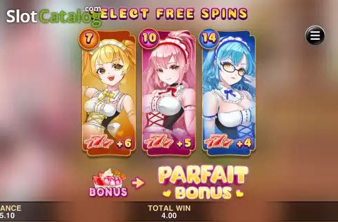 Οθόνη5. Doki Doki Parfait Κουλοχέρης