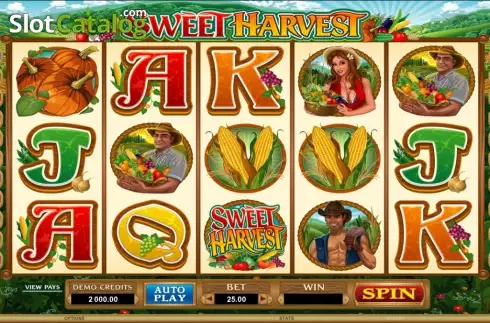 Οθόνη5. Sweet Harvest (Games Global) Κουλοχέρης