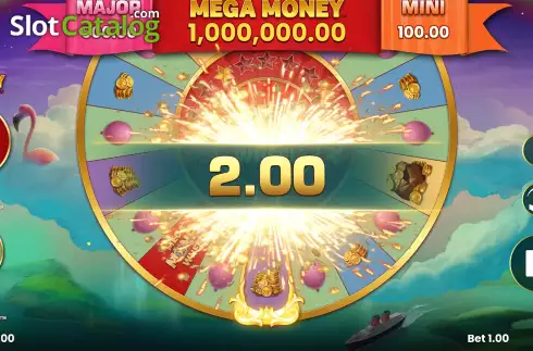 Οθόνη5. Mega Money Wheel Κουλοχέρης