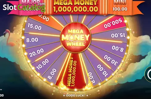 Οθόνη9. Mega Money Wheel Κουλοχέρης