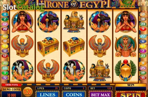 Οθόνη7. Throne of Egypt Κουλοχέρης