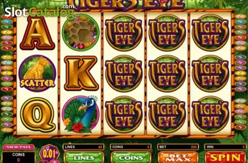 Οθόνη5. Tiger's Eye (Games Global) Κουλοχέρης