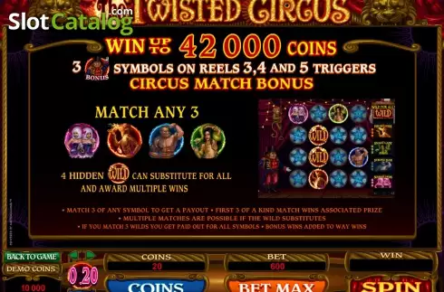 3. The Twisted Circus Κουλοχέρης 