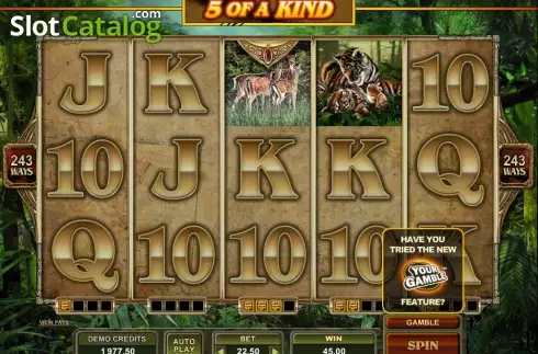 Οθόνη9. Untamed Bengal Tiger Κουλοχέρης