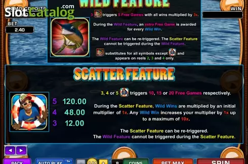 Οθόνη2. Wild Catch (Microgaming) Κουλοχέρης