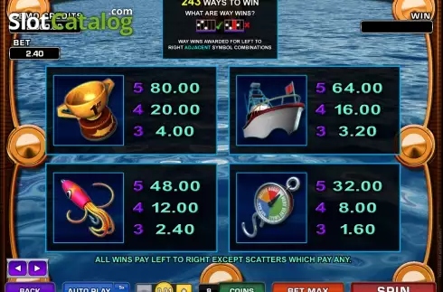 Οθόνη3. Wild Catch (Microgaming) Κουλοχέρης