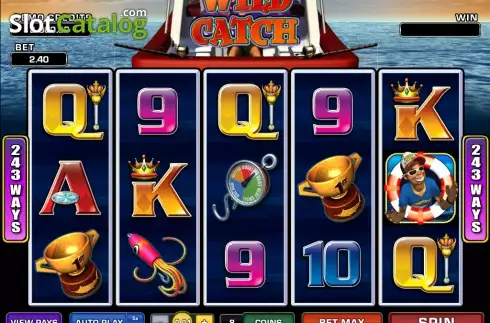 Οθόνη5. Wild Catch (Microgaming) Κουλοχέρης