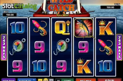 Οθόνη7. Wild Catch (Microgaming) Κουλοχέρης