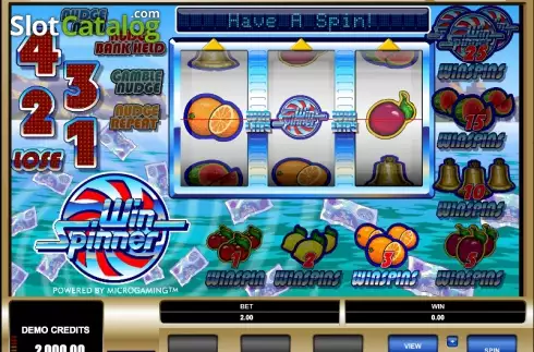 Οθόνη2. Win Spinner Κουλοχέρης