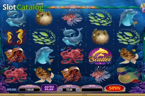 Οθόνη 2. Dolphin Quest Κουλοχέρης