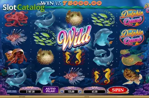 Οθόνη 3. Dolphin Quest Κουλοχέρης