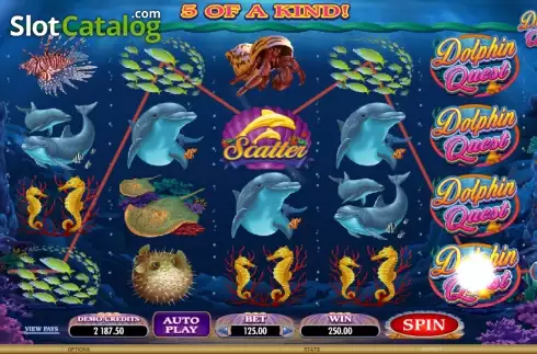 Οθόνη 4. Dolphin Quest Κουλοχέρης