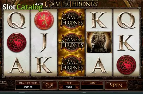 Οθόνη7. Game of Thrones 15 lines Κουλοχέρης