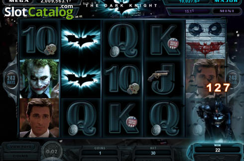 Οθόνη3. The Dark Knight (Microgaming) Κουλοχέρης