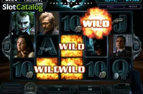 Οθόνη4. The Dark Knight (Microgaming) Κουλοχέρης