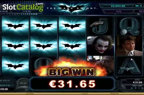 Οθόνη5. The Dark Knight (Microgaming) Κουλοχέρης