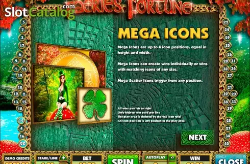 Οθόνη3. Faeries Fortune Κουλοχέρης