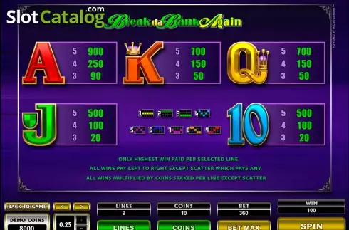 Οθόνη4. Mega Spins Break Da Bank Again Κουλοχέρης