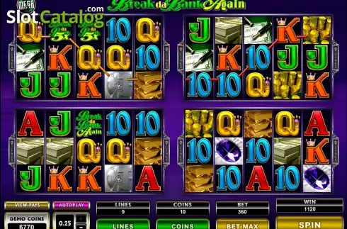 Οθόνη8. Mega Spins Break Da Bank Again Κουλοχέρης