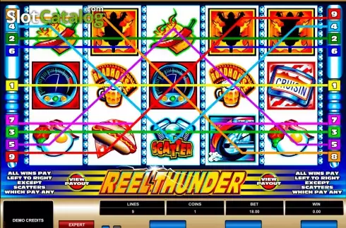 Οθόνη4. Reel Thunder Κουλοχέρης