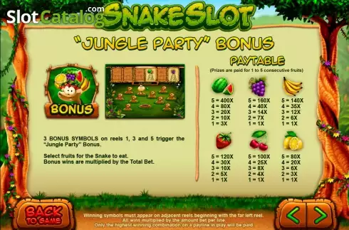 Οθόνη6. Snake Slot Κουλοχέρης