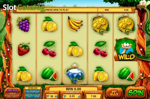 Οθόνη8. Snake Slot Κουλοχέρης
