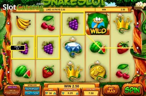 Οθόνη9. Snake Slot Κουλοχέρης