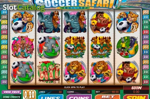 Οθόνη6. Soccer Safari Κουλοχέρης