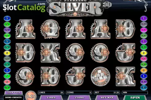 Οθόνη6. Sterling Silver 3D/2D Κουλοχέρης 
