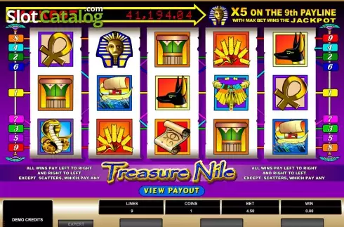 Οθόνη3. Treasure Nile Κουλοχέρης
