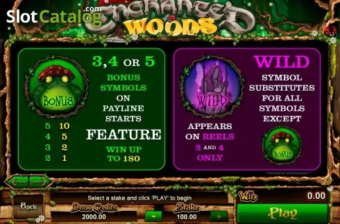 Οθόνη2. Enchanted Woods (Games Global) Κουλοχέρης