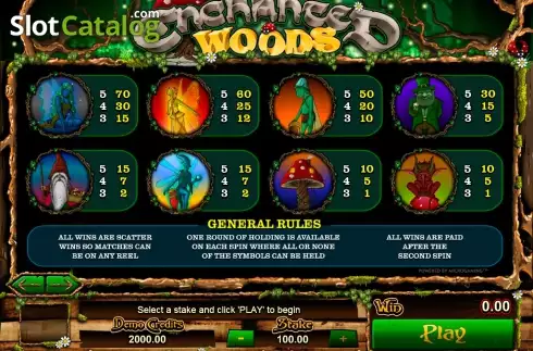 Οθόνη3. Enchanted Woods (Games Global) Κουλοχέρης