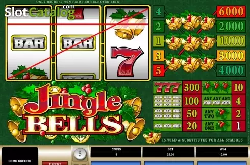 Οθόνη2. Jingle Bells (Microgaming) Κουλοχέρης