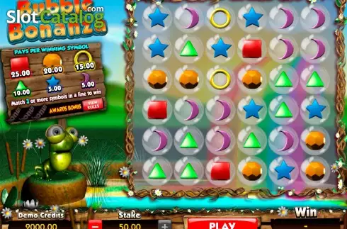 Οθόνη3. Bubble Bonanza (Microgaming) Κουλοχέρης