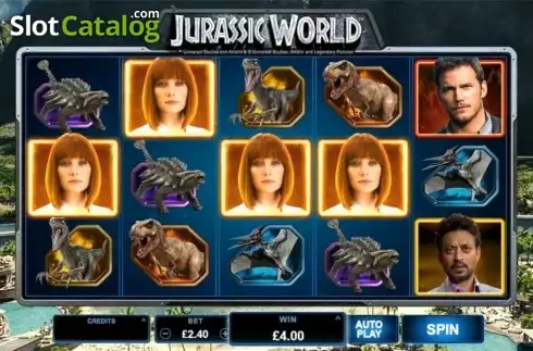 Οθόνη 1. Jurassic World Κουλοχέρης