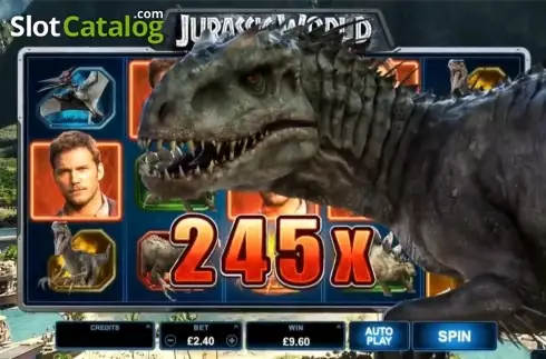 Οθόνη 5. Jurassic World Κουλοχέρης