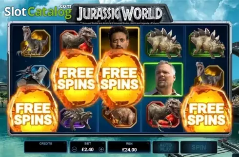 Οθόνη 8. Jurassic World Κουλοχέρης