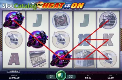 Οθόνη 2. The Heat Is On (MahiGaming) Κουλοχέρης