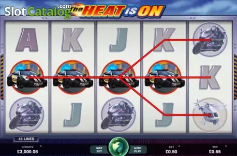 Οθόνη 3. The Heat Is On (MahiGaming) Κουλοχέρης