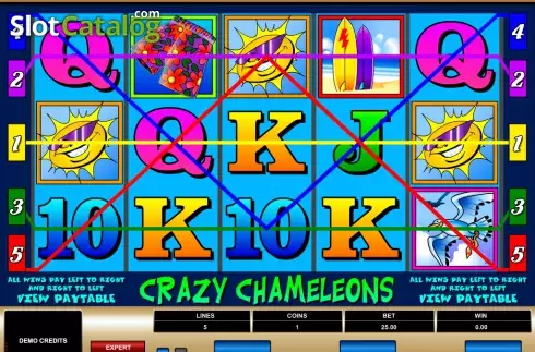 Οθόνη4. Crazy Chameleons Κουλοχέρης