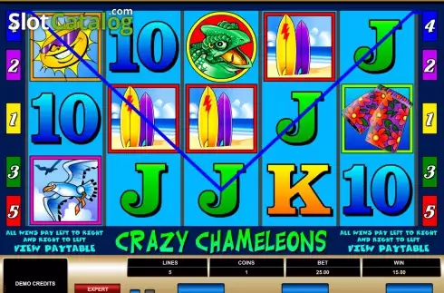Οθόνη6. Crazy Chameleons Κουλοχέρης