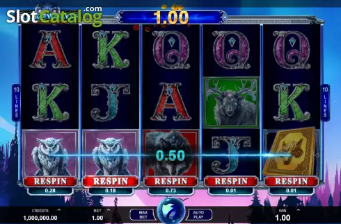 Οθόνη3. Book of Wolves (Microgaming) Κουλοχέρης