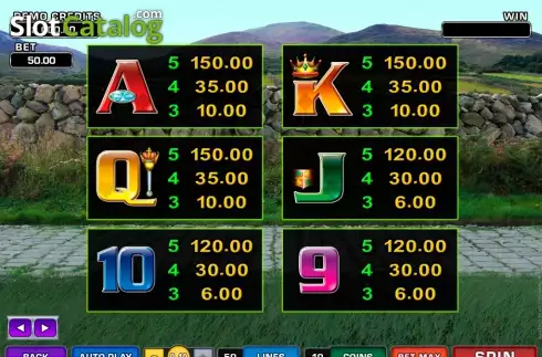Οθόνη4. Lucky Leprechaun's Loot Κουλοχέρης