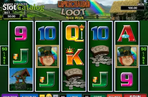 Οθόνη6. Lucky Leprechaun's Loot Κουλοχέρης