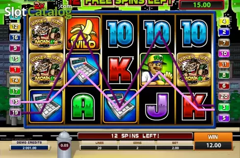 Οθόνη 5. Money Mad Monkey Κουλοχέρης 