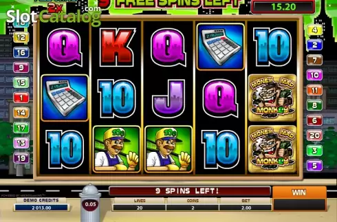 Οθόνη 6. Money Mad Monkey Κουλοχέρης 