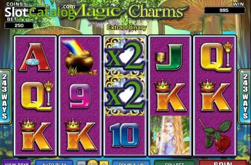 Οθόνη 1. Magic Charms Κουλοχέρης