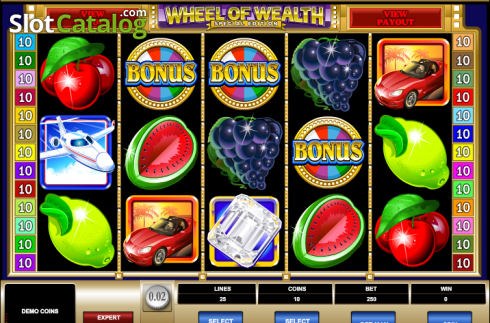 Οθόνη 1. Wheel of Wealth Special Edition Κουλοχέρης
